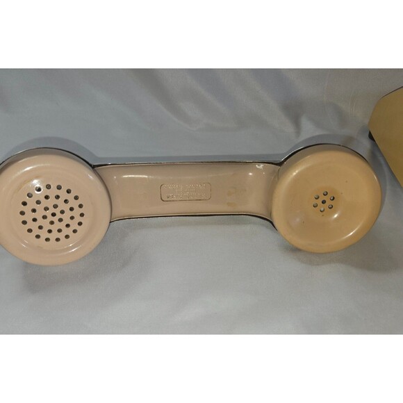 Vintage Bell System 500DM Rotary Phone Beige Silverplate Handset Cover - Picture 8 of 16